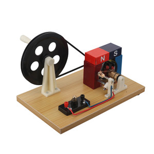 Generador de CA/CC de manivela, equipo de experimentos de electricidad para física de secundaria, ensamblaje manual casero de Faraday - Product Image 1