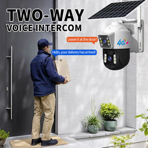 V360pro 3MP HD 4g ống kính kép năng lượng mặt trời PTZ camera chuyển động phát hiện tự động theo dõi thẻ Sim 10000mAh Pin năng lượng thấp kết nối wifi - Product Image 5