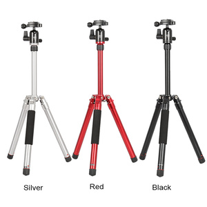 Trépied professionnel multifonction pour appareil photo, support de téléphone, mini trépied léger pour téléphone portable N2 rouge OBO - Product Image 5