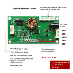 แผงวงจรอเนกประสงค์ขนาด10-48นิ้วแผงวงจรเสริมสำหรับทีวี LED แบ็คไลท์กระแสคงที่แผงวงจรอินเวอร์เตอร์ของ <span class=keywords><strong>CA</strong></span>-255S - Product Image 2