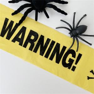 Promoción de Halloween, suministros para fiestas, cinta de advertencia de aislamiento de calavera para KTV, habitación secreta y decoración de restaurante, tema de Bar - Product Image 3