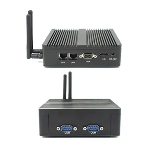 Small Mini Pocket Computer with C-leron J1900 2 RS232 COM Fanless WIN10 Pro Mini Pc for Industrial Office/Home