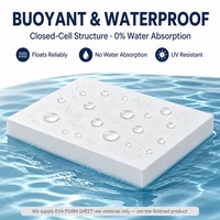 Feuille de mousse EVA haute densité, matière première pour les fabricants d'équipements de natation, découpe, moulage, antidérapante, durable, densité 25-45 kg/m³