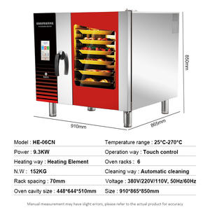 <span class=keywords><strong>Four</strong></span> à vapeur combiné électrique en acier inoxydable 4/6/10/20 plateaux, en promotion, avec fonctions de <span class=keywords><strong>cuisson</strong></span> et de pâtisserie pour restaurants - Product Image 6