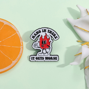 Spille Smaltate con Citazioni in Inglese, Divertenti Parole Marcate, Distintivi in Metallo, Accessori di Moda, Gioielli all'Ingrosso - Product Image 2