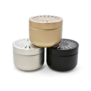 Dispenser penyegar udara aluminium 150ml, untuk mobil 69*54mm tutup dua lapisan penyebar aromaterapi 150g tutup sekrup botol kesegaran - Product Image 2