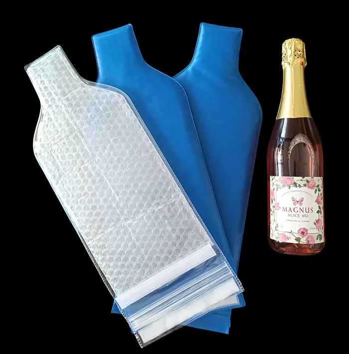 NANA 3 pack Leakproof PVC Wine Bag Wine Bottle Protector Bag