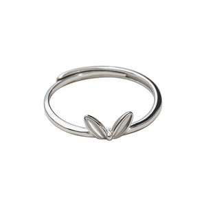 Rabbit Ear Ring For Women Simple Design Open Ring Index Finger Fashionable Unique Jewelry Gift - Product Image 5