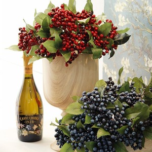 Nhân Tạo Quả Việt Quất Chi Nhánh Cho Nhà Đám Cưới Đảng Vườn Bảng Trang Trí Nhân Tạo Quả Việt Quất Duy Nhất Thân Cây - Product Image 4