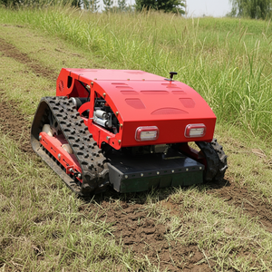 免费送货 100% 遥控式卷轴式割草机 花园履带式割草机 汽油割草机 - Product Image 4