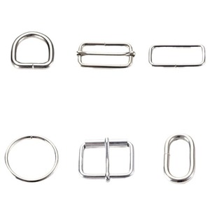 Hebilla de metal con forma de D en varios tamaños para bolsos y accesorios, herrajes duraderos - Product Image 5