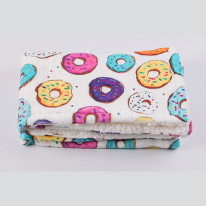 Haustierbett-Zubehör Modische Luxus Maßgefertigte Hundedecke Sherpa Warm Weich Waschbar Hundemuster-Decke - Product Image 6