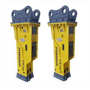 China famous brand direct sales Excavator Attachment hydraulic rock breaking hammer top type hammer