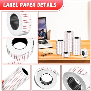 <span class=keywords><strong>Étiquette</strong></span>s pour <span class=keywords><strong>pistolet</strong></span> à prix 1000 pièces 12x21mm Autocollantes Papier adhésif écologique Impression thermique Autocollants personnalisables - Product Image 3