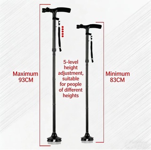 Bastón de Senderismo Plegable de 3 Secciones, Plegable y Compacto, con Empuñaduras de Espuma EVA, Bastón de Senderismo de Aleación de Aluminio para Viajes, Senderos y Equilibrio - Product Image 3