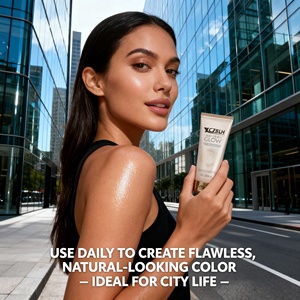 OEM ODM Loción corporal autobronceadora reafirmante resplandor natural Hidratante de bronceado sin sol <span class=keywords><strong>para</strong></span> <span class=keywords><strong>protector</strong></span> <span class=keywords><strong>solar</strong></span> de tono de piel medio justo - Product Image 5