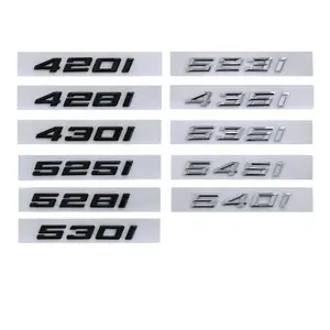 ABS thư biểu tượng huy hiệu Sticker Decal 228I 316i 318i 320i 420i 428i 430i 520i 545i 630i 740I thân cây đuôi nhãn cho BMW