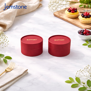 Custom Eco-friendly Oven Safe Dessert Pastries Cardboard Tube Food Grade Cheesecake Cylinder Box Kraft Paper Cylinder Packaging - Product Image 2