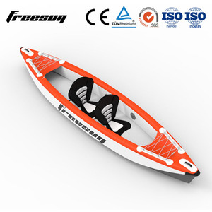 <span class=keywords><strong>Kayak</strong></span> Inflable de PVC de Último Diseño de 14 pies para 2 Personas, <span class=keywords><strong>Kayak</strong></span> de Pesca K410 con Asientos para Explorar - Product Image 2