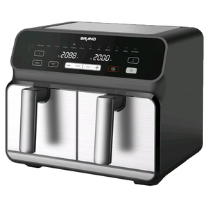 Anbo mới kích thước lớn 9L Giỏ kép Nồi chiên không khí thông minh nồi đôi 4.5L + 4.5L điều khiển kỹ thuật số Nồi chiên không khí lò nướng mà không có dầu không khí frier - Product Image 5