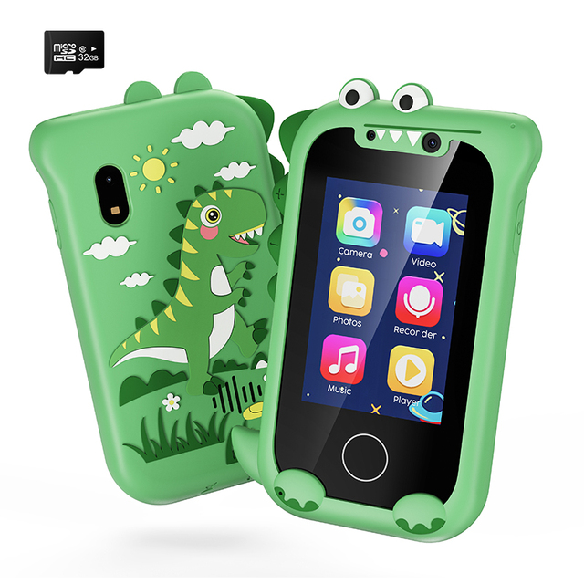 Kalobee Kids Smart Toy Phone Toddler Touchscreen Game Phone MP3 Music Player with Dual Camera for Girl Boy