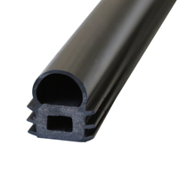 15mm auto-adhésif dur ignifuge ignifuge barre d'étanchéité bande rapidement ignifuge porte fenêtres coupe-froid moulage