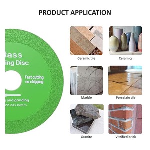 <span class=keywords><strong>Lame</strong></span> de scie à découper le verre ultra-fine, disque diamanté pour meuleuse d'angle, pour la découpe et le traitement des carreaux, du marbre et du verre - Product Image 1