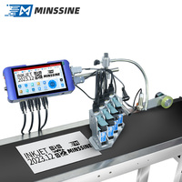 Mesin Coding otomatis tinggi cetak 50.8mm Online kondisi baru digunakan untuk pengemasan Printer pada karton karakter besar
