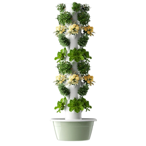 Sistema Hidropónico y Acuapónico Inteligente para Interiores, Torre Vertical con Bomba para Cultivo de Frutas y Verduras (Multicapa, Grado Alimenticio) - Product Image 1