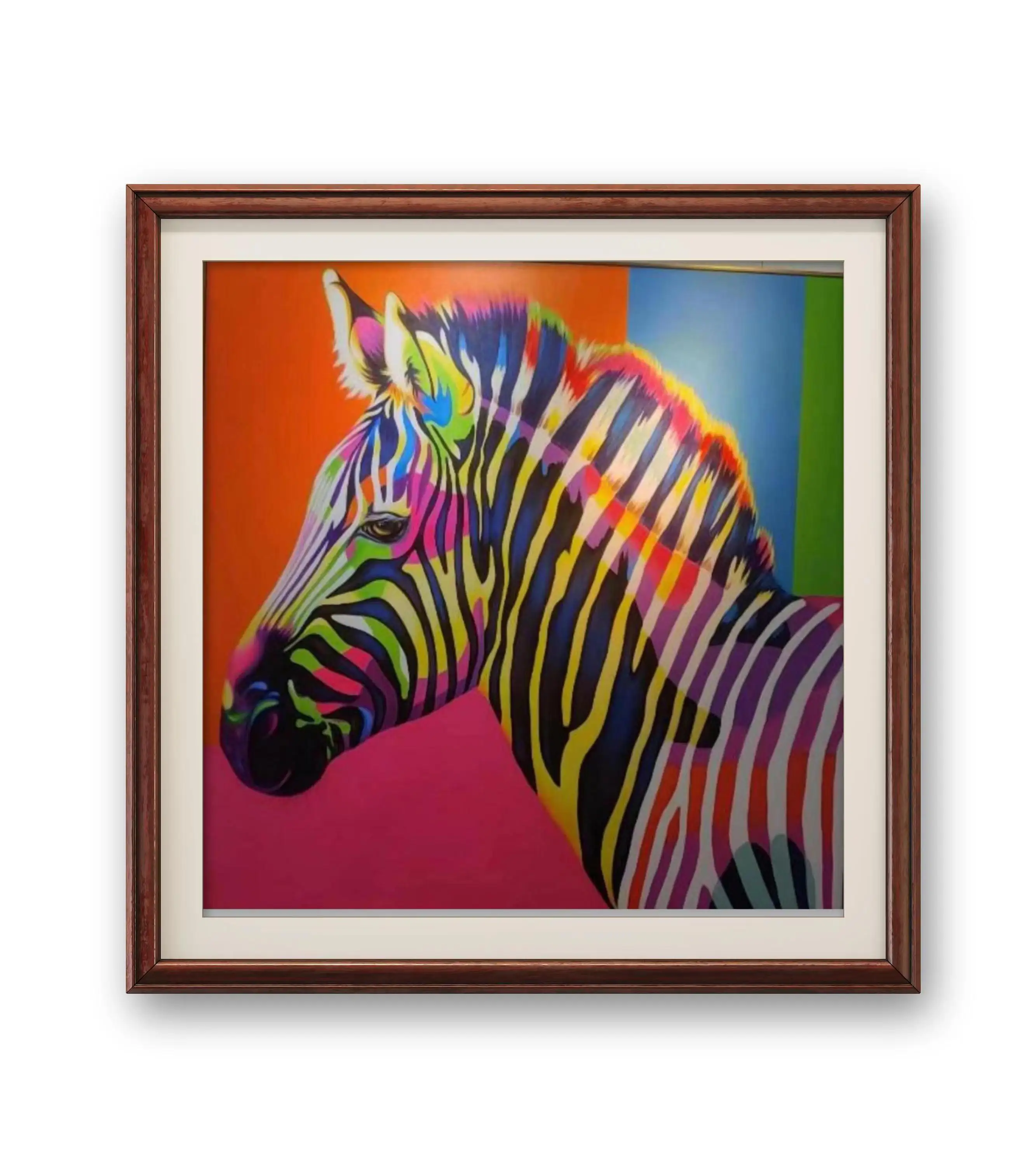 Modern style Hand drawn dedicated to animal bright colors strong picture quality zebra customizable strong supply capacity