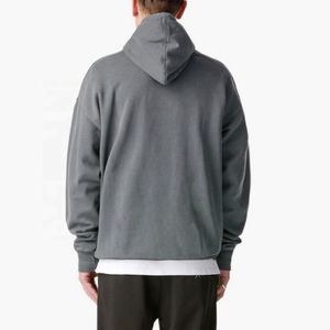 2021 Custom Vintage Acid Wash Hoodie Hombres Heavy French No String Hoodies Algodón 320g Unisex Pullover Hoodie - Product Image 2