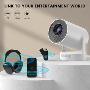 Projecteur intelligent HY300 Plus avec ultra courte focale, mise au point électrique et Wi-Fi 6 pour une expérience cinématographique dans tous les espaces compacts - Product Image 3