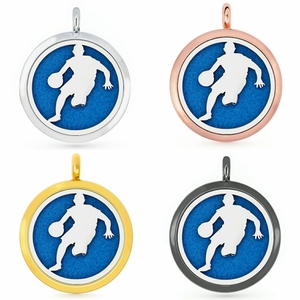 <span class=keywords><strong>Pendentif</strong></span> <span class=keywords><strong>diffuseur</strong></span> d'huiles essentielles et de parfum en gros, diamètre 30 mm, avec 5 tampons offerts - Product Image 6