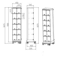 Armoire à cadeaux, Vitrine de récompenses, Boîte surprise, Distributeur de jouets pour machine de jeu à grue à pinces