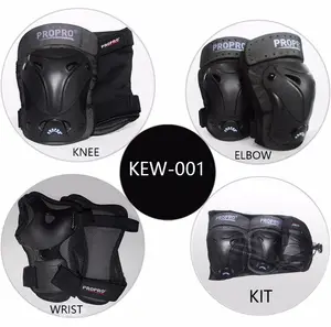 Kids Adults 6PCS Kit Elbow Protection Sports Safety Pad Safe Guard Inline Roller Skating Biking Knee Elbow Wrist Support Pad