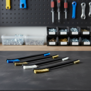 Cepillo de Limpieza Industrial de Doble Cabeza con Cerdas de 51 mm y Mango de Plástico de 10 mm de Diámetro OEM - Product Image 3