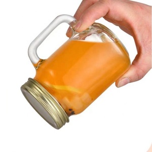 ขวดแก้วขนาดเล็กแบบปิดสนิท450มล. แผ่นไฟใสที่จับถ้วยกาแฟเข้มข้น - Product Image 6