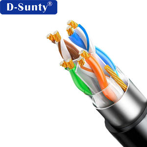 Noir 10m <span class=keywords><strong>20m</strong></span> 30m 50m chat <span class=keywords><strong>6A</strong></span> <span class=keywords><strong>Rj45</strong></span> cordon de raccordement en cuivre pur blindé FTP Cat6A cordon de raccordement réseau <span class=keywords><strong>Cat</strong></span> 6 8P8C câble Ethernet pour PC - Product Image 6