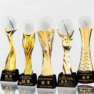 Trophée de football de base de sablage noir personnalisé <span class=keywords><strong>professionnel</strong></span> autres métiers en cristal pour le <span class=keywords><strong>prix</strong></span> du champion - Product Image 2