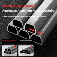 Trépied en alliage d'aluminium extensible, réglable, haute résistance, durable, avec niveau laser