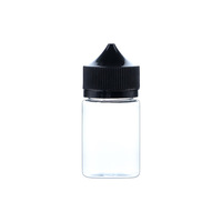 Vente en gros bouteille vide en plastique PET V3 CRC bouteille de jus à base libre flacon compte-gouttes liquide pour huile essentielle