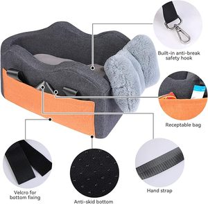 Asiento de coche para perros pequeños, asiento de consola central para cachorros, transportador de mascotas de viaje - Product Image 2