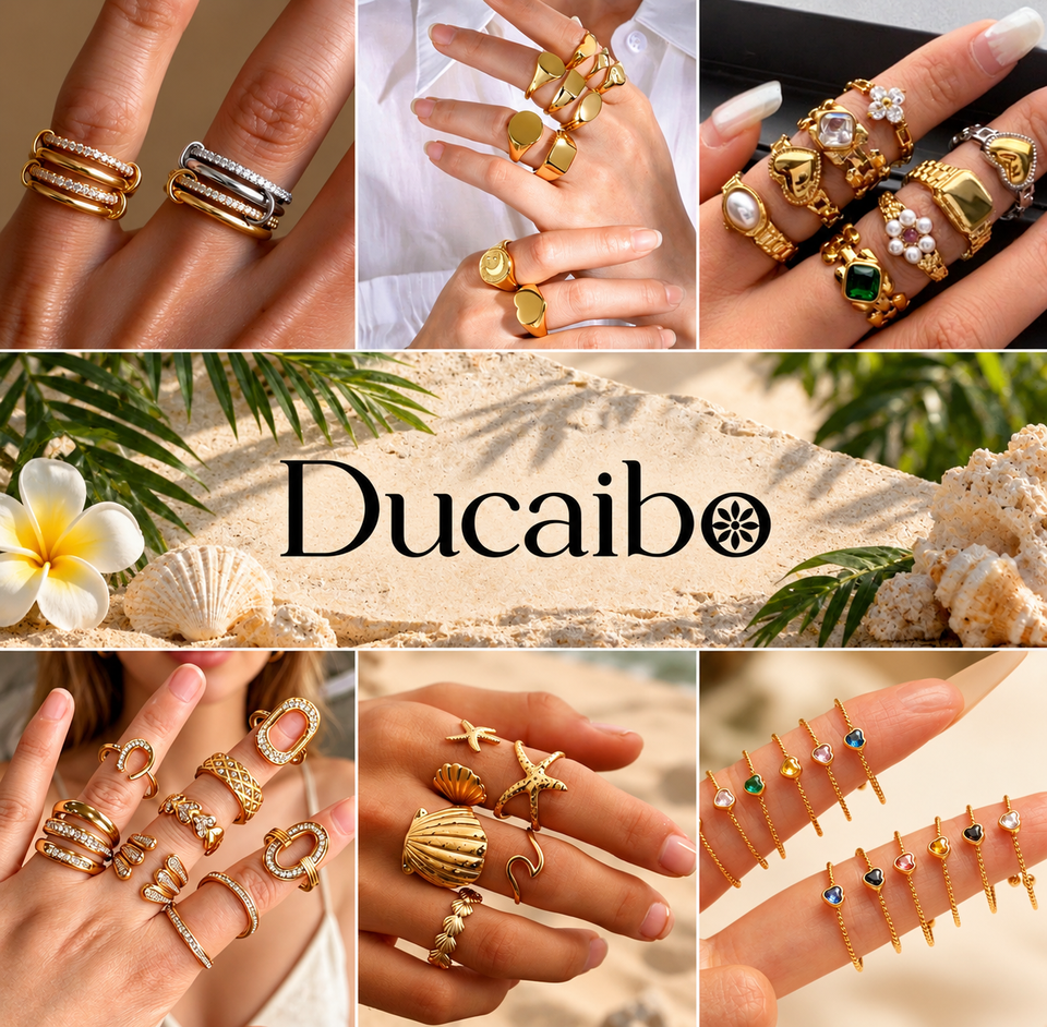 Alibaba Custom Rings Stainless Steel Sun Ray Textured Geometric Rings, INS Style Stackable ...