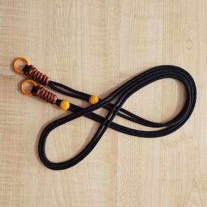 Longe bandoulière à Double tête réglable explosive Logo personnalisé 100cm de longueur noeud tissé à la main <span class=keywords><strong>collier</strong></span> de téléphone portable de mode - Product Image 5