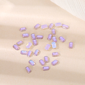 Lan Guang Großhandel Multi-Form Glas Kristall AB Nagel Stein Dekoration Design Flachbett Nagelkunst feiner Strass - Product Image 6