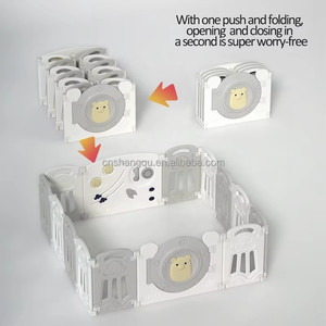 Vsuch trẻ mới biết đi hàng rào an toàn bóng trẻ em hồ bơi an toàn có thể tháo rời hàng rào bé chơi sân nhựa playpen có thể gập lại hàng rào bảo vệ em bé - Product Image 4