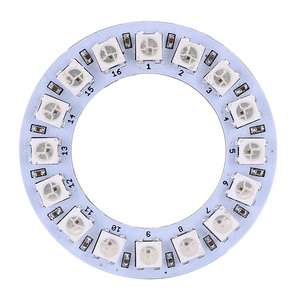 OPEN-SMART Neo Pixel WS2812 5050 Lampe RGB pleine couleur, panneau rond 16 bits 5V, module LED arc-en-ciel en cascade pour Ardruino G124 - Product Image 1