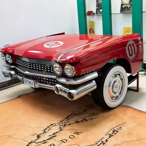 Bureau d'accueil <span class=keywords><strong>vintage</strong></span> rétro sur mesure, modèle de voiture en métal fait main pour bureau - Product Image 3