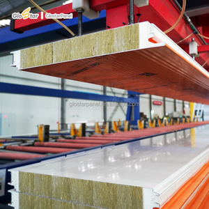 Panel Sándwich de Lana de Roca y Espuma de 50mm 200mm, Acero Galvanizado, Ecológico, Insonorizado, para Cuartos Limpios, Cámaras Frigoríficas, Talleres y Almacenes - Product Image 6