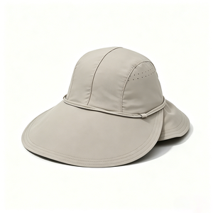 Chapeau de soleil respirant à imprimé numérique avec large bord UPF 50+, séchage rapide, pour la randonnée en plein air, été, unisexe - Product Image 2